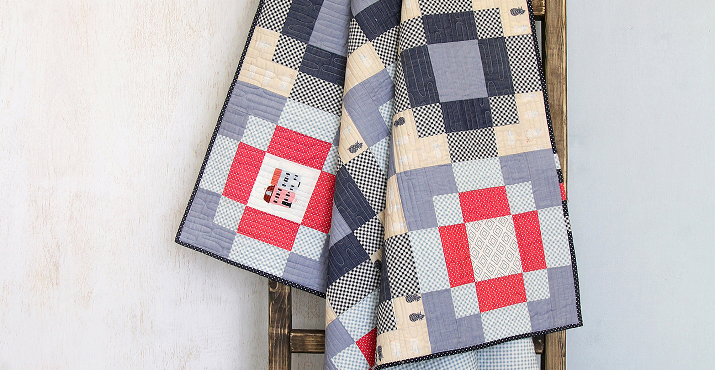 Checkered Streets Baby Quilt