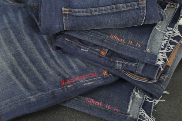 Embroidered Jeans