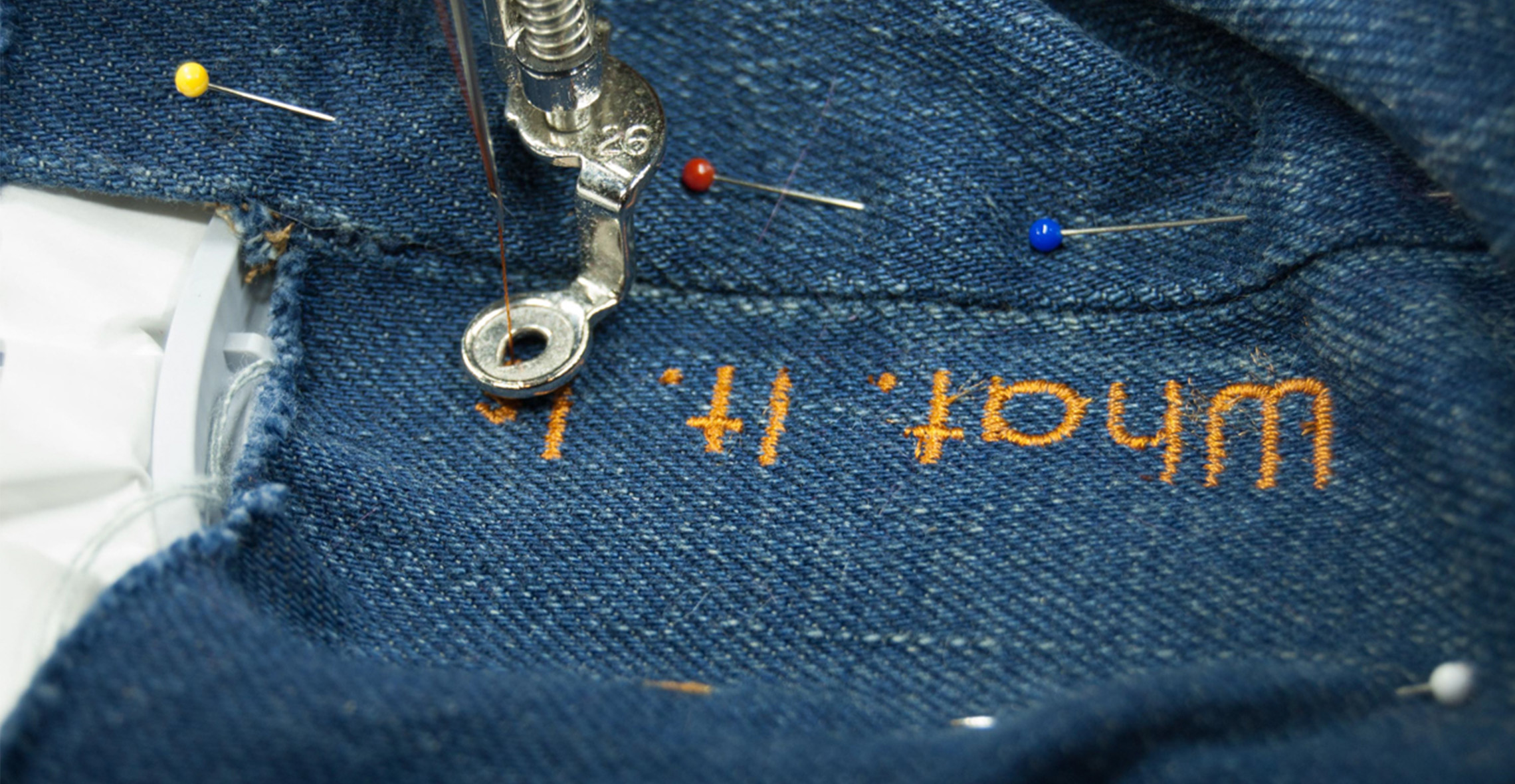 Embroidered Jeans Tutorial