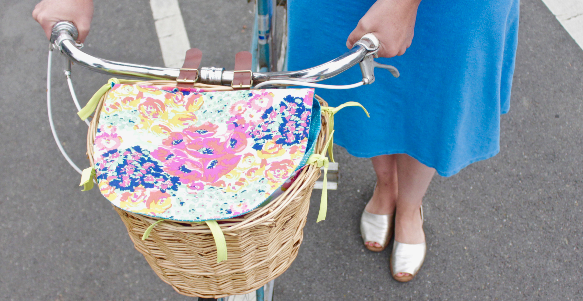 How to sew a bike basket liner