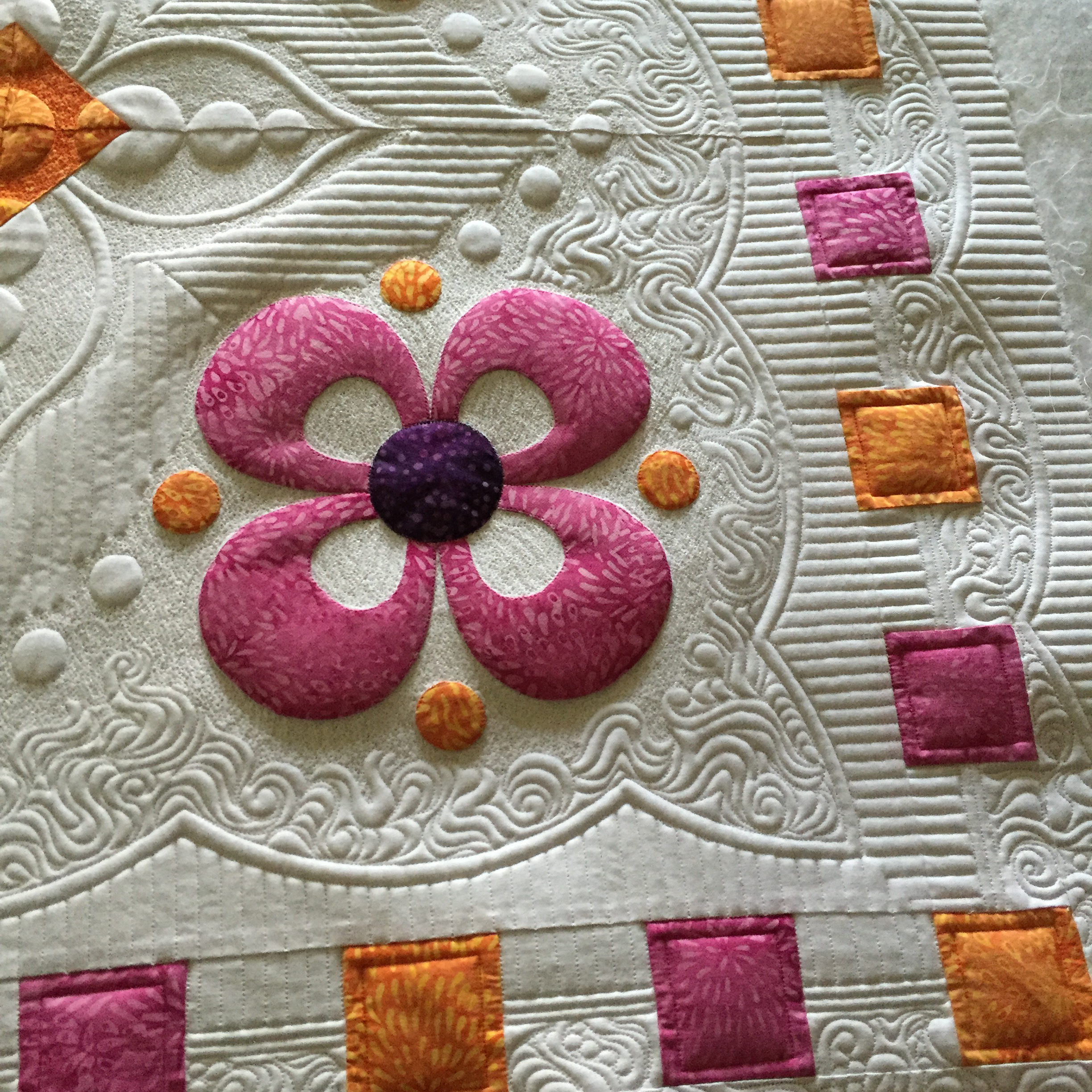 Beginning Domestic Free Motion Quilting Set - Purple Daisies Quilting