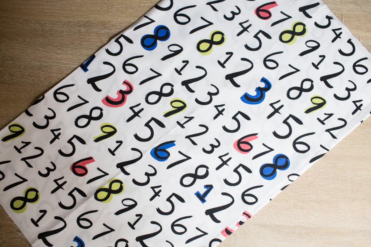Numbers Fabric