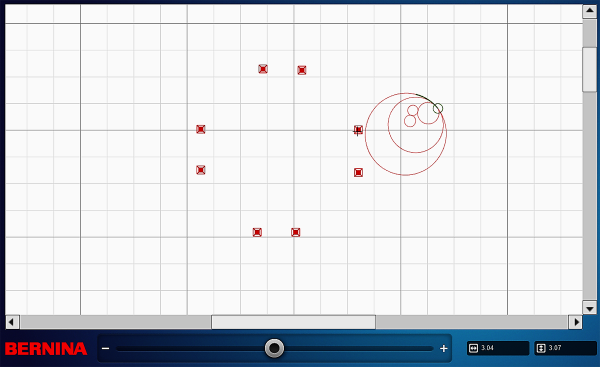 Use Markers to define the area you want to quilt