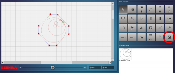 Move design into the defined area