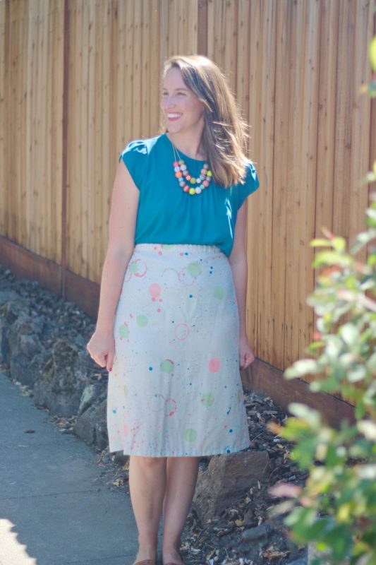 How To Make An A-Line Skirt With Free Pattern