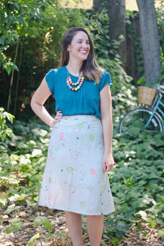 A line shop skirt midi pattern