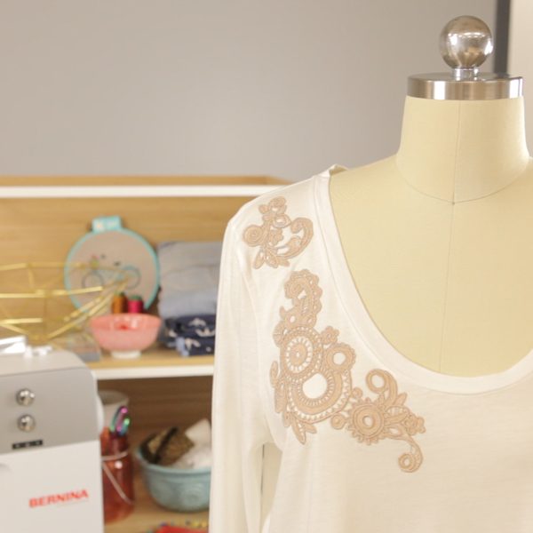 Tutorial: Cutouts with lace » BERNINA Blog