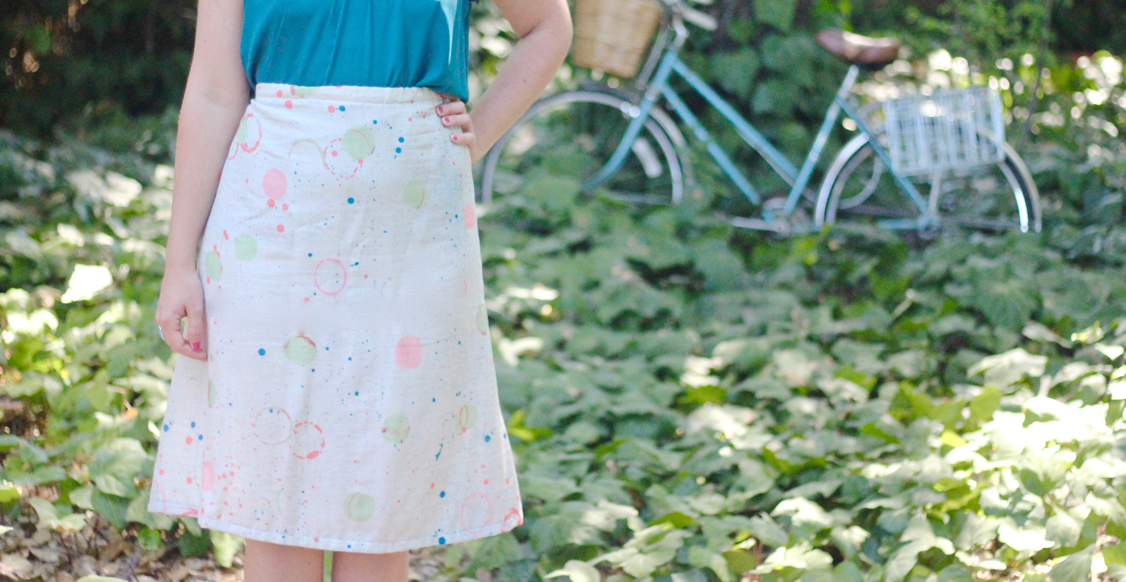 A-line skirt tutorial We All Sew