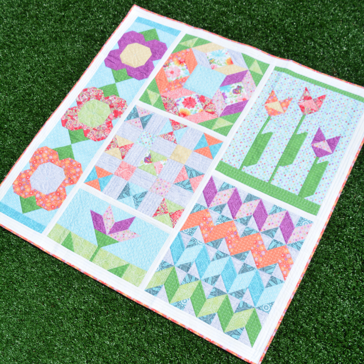 Freemotion Quilting Sashing Designs WeAllSew