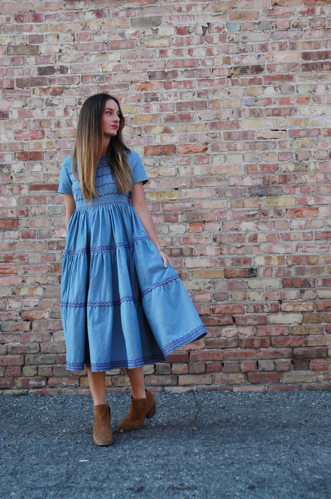 How to Sew a Tiered Dress with Trim - WeAllSew