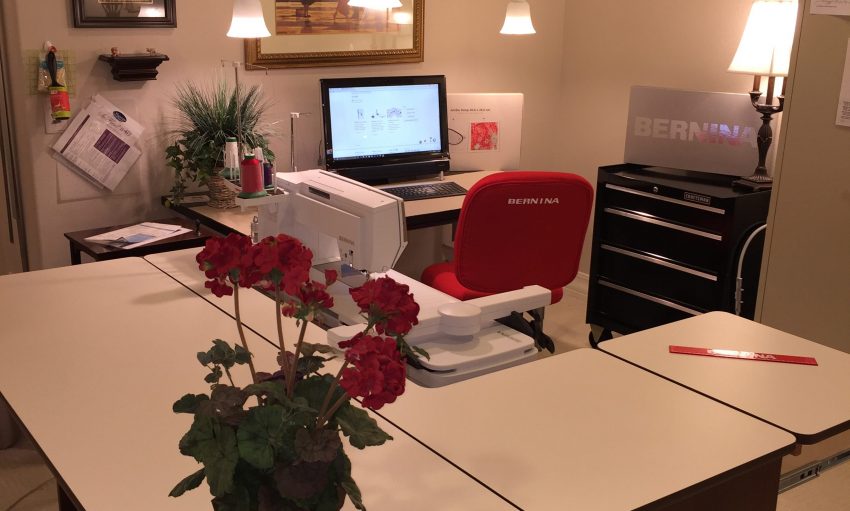 Bernina Rocks! A sewing room should be a palace WeAllSew