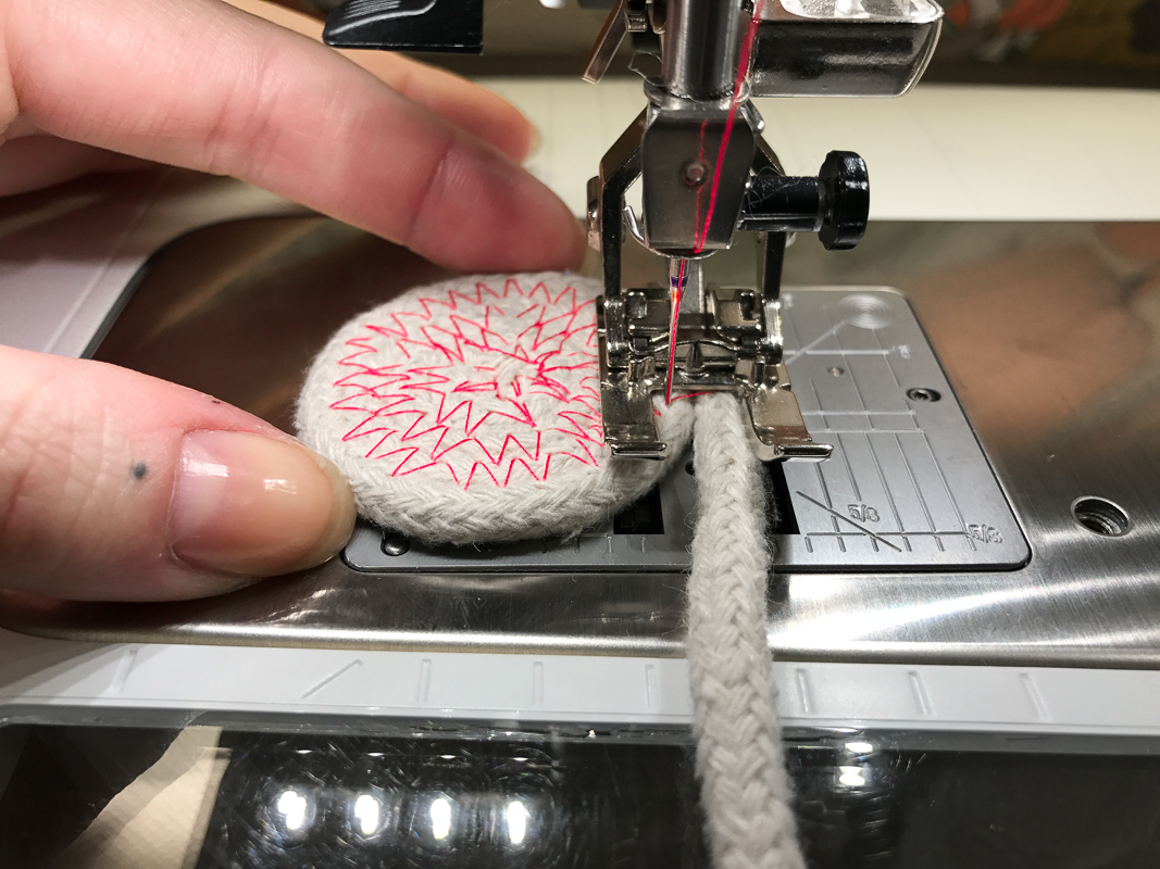 Rope Bowl Tutorial: keep stitching