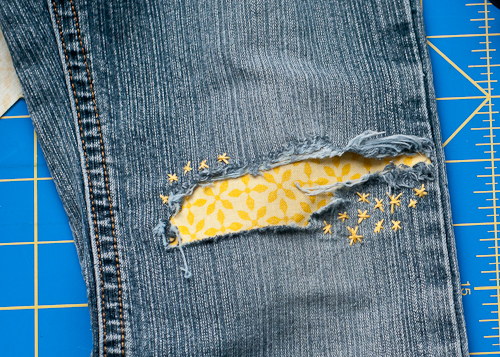 how to mend your jeans