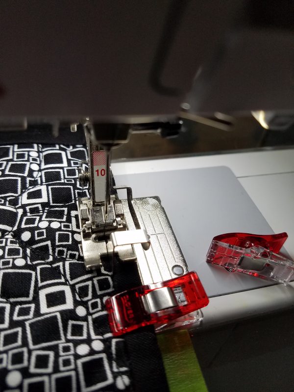 Maple Star Tablet Holder tutorial - Final Stitching