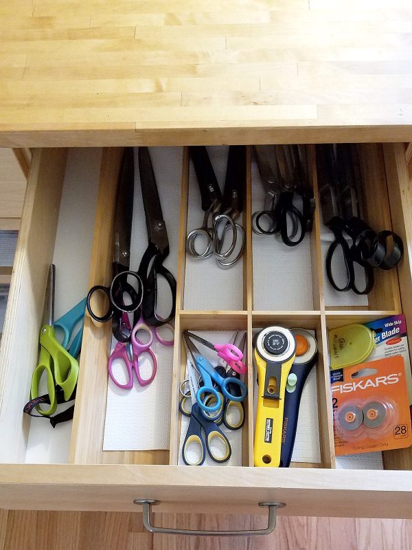 Sewing room organization tips