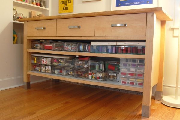 Sewing room organization tips