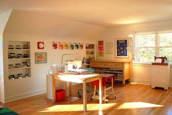 Sewing room organization tips
