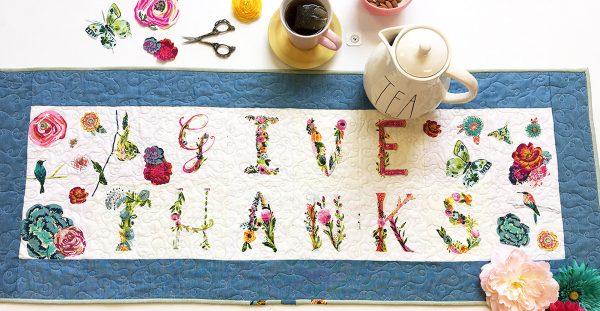 Give Thanks Table Runner Tutorial