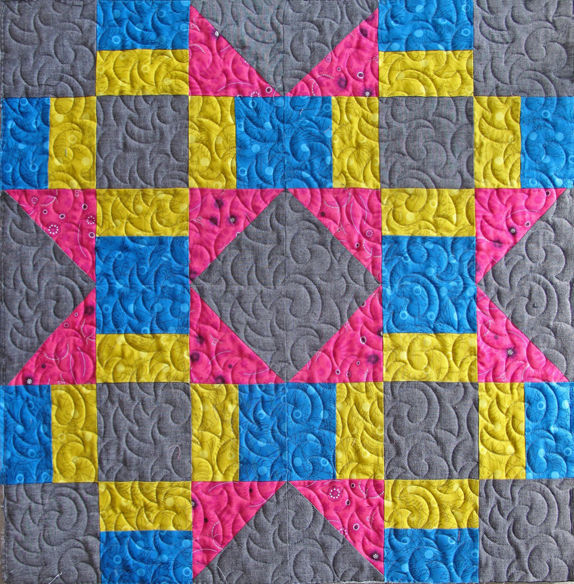 Grecian Square Quilt Block WeAllSew