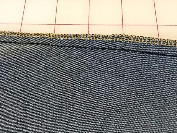 How to Sew Jeans with a 3-Thread Overlock + Chain Stitch Tutorial 1200 x 800 BERNINA WeAllSew Blog - Erica Bunker DIY Style