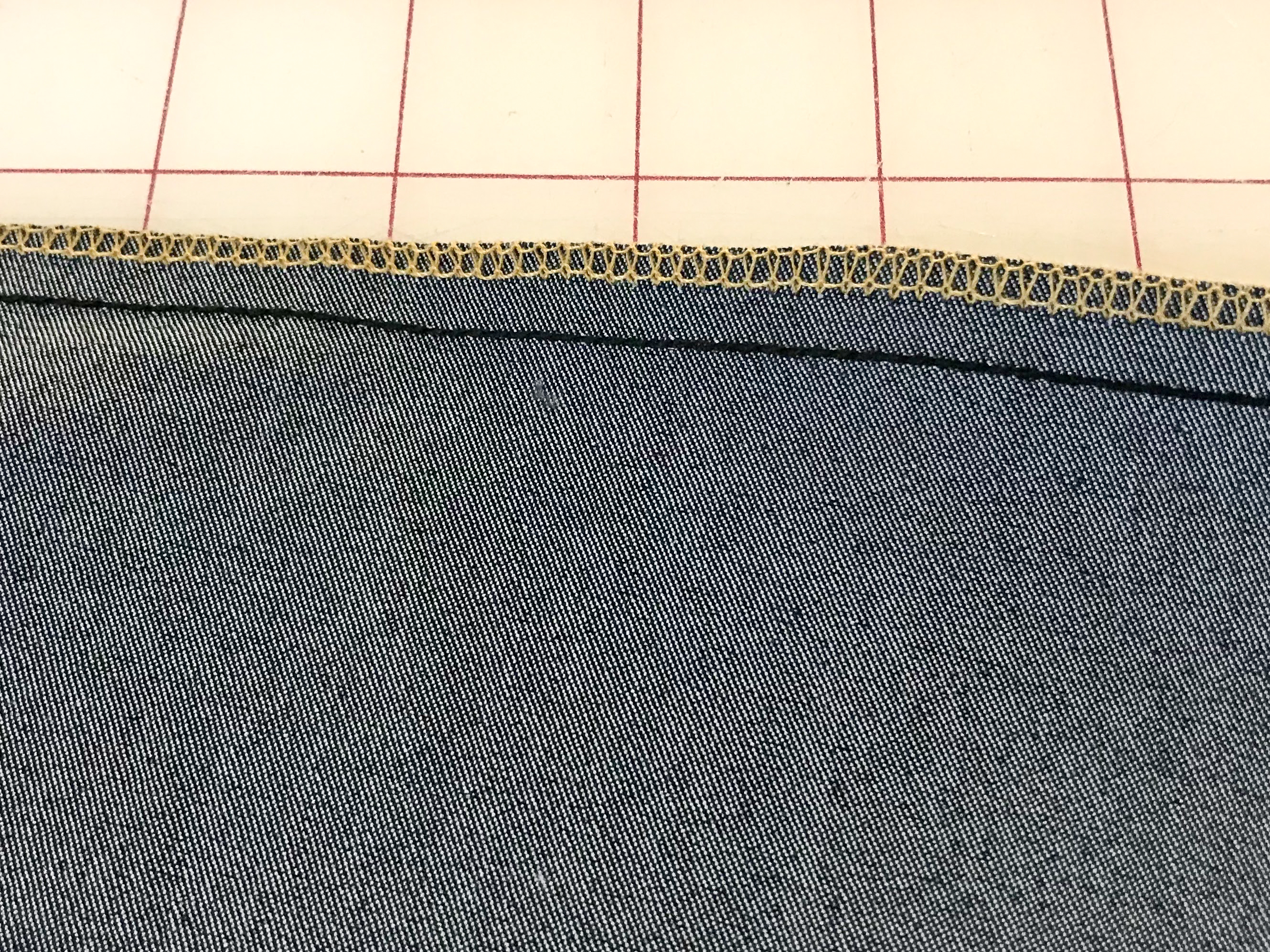How to Sew Jeans with a 3-Thread Overlock + Chain Stitch Tutorial 1200 x 800 BERNINA WeAllSew Blog - Erica Bunker DIY Style