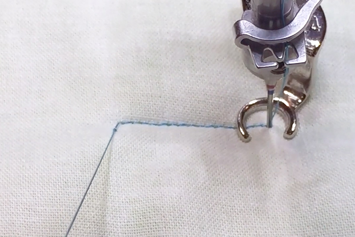 Longarm quilting tip - start and stop stitching