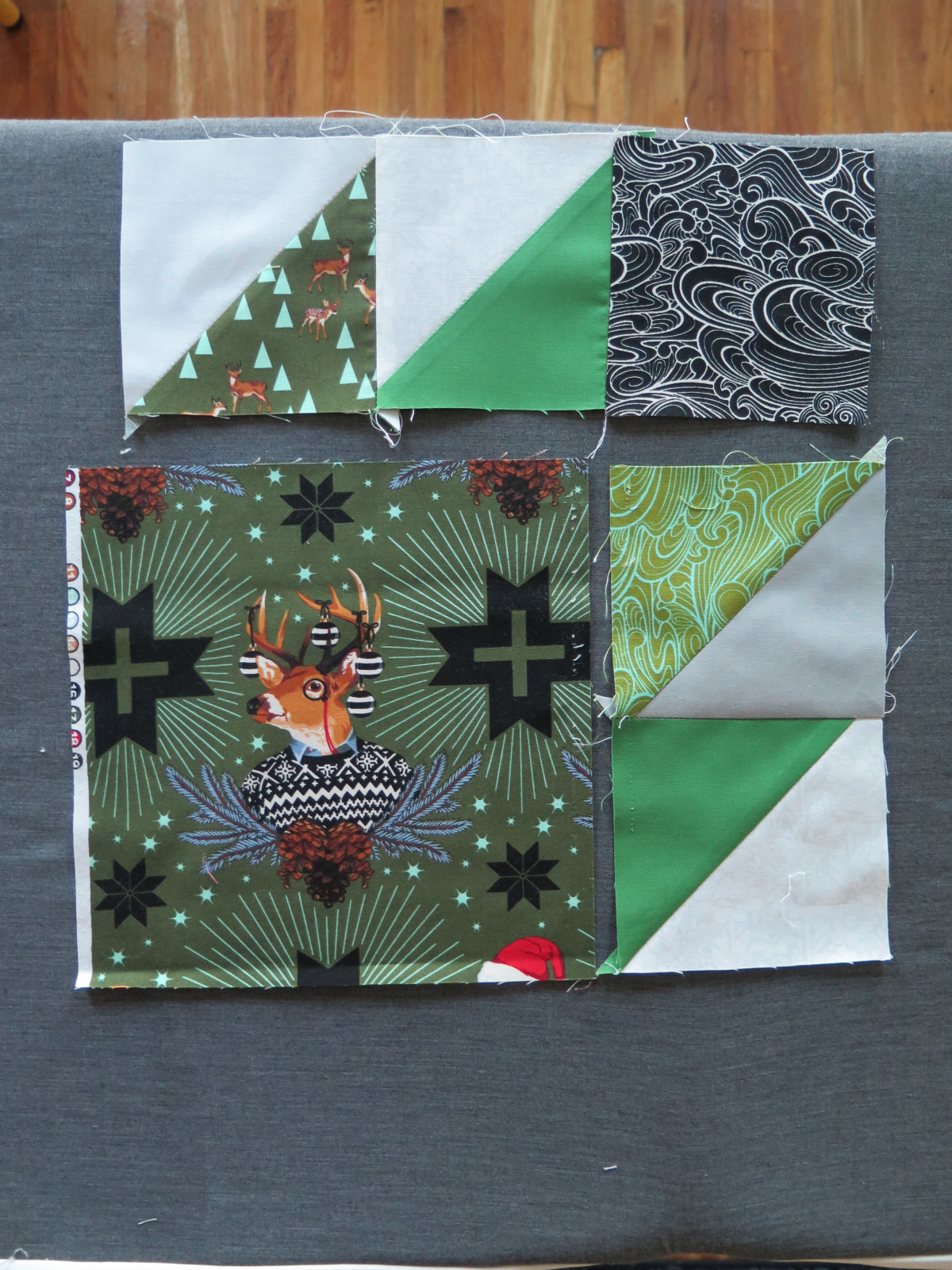 Quick and Easy Christmas Quilt: Block 3 - WeAllSew