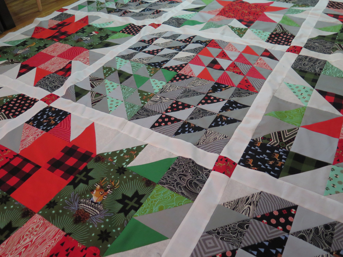 Quick and Easy Christmas Quilt Joining Your Blocks WeAllSew