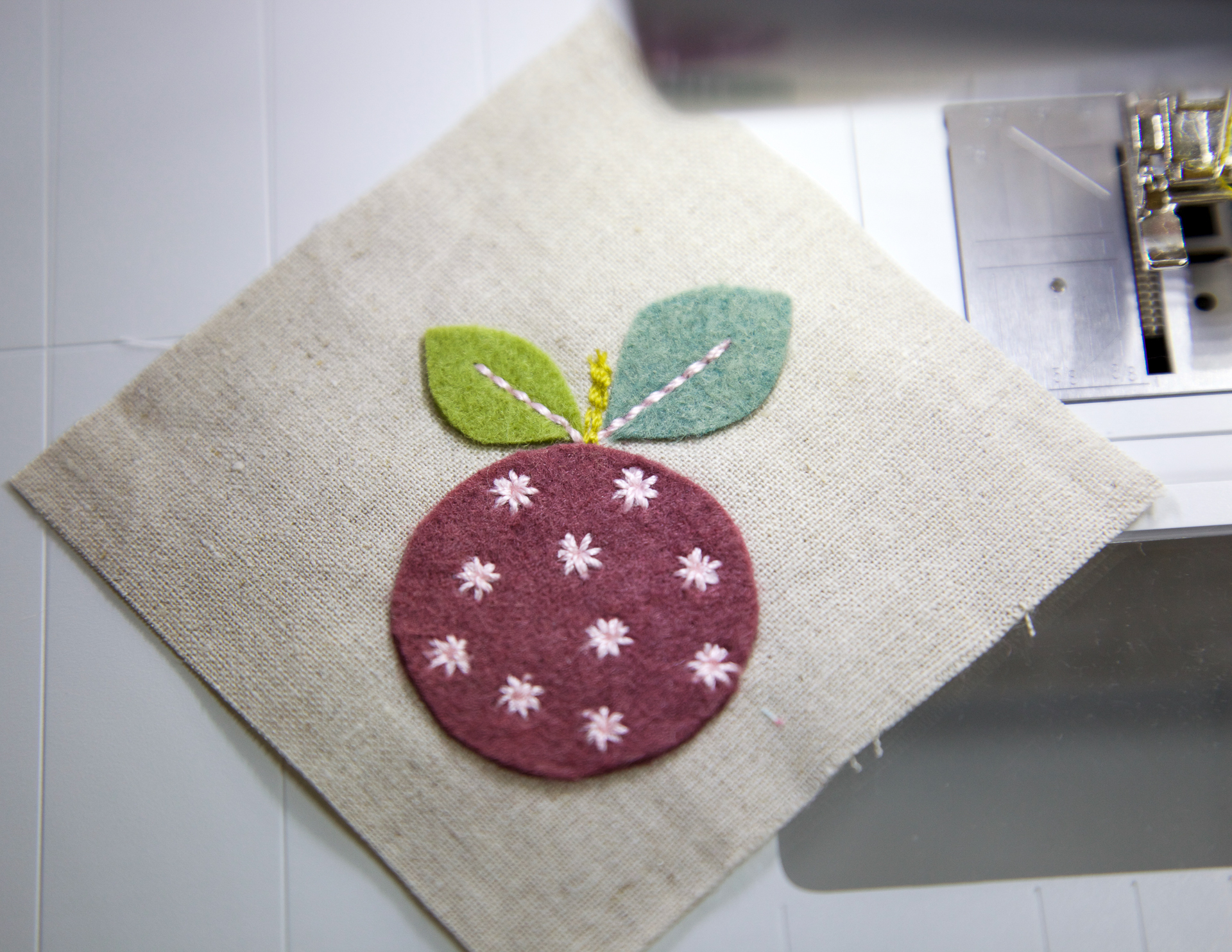 Handmade Felt Appliqué Pincushions - WeAllSew