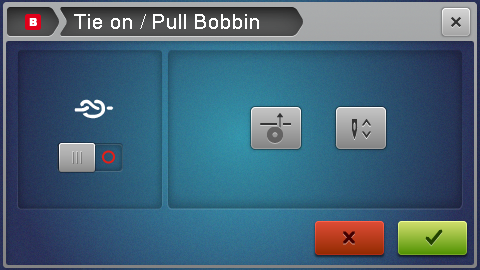Q-matic Update, Tie on_Pull Bobbin