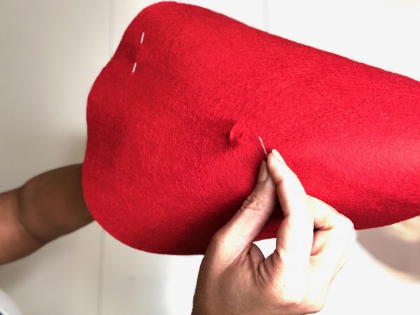 How to sew a wool felt beret tutorial