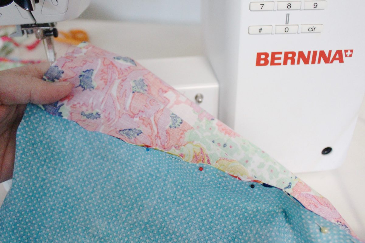 DIY reversible sewing machine cover