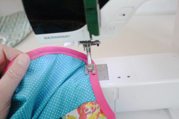 DIY reversible sewing machine cover