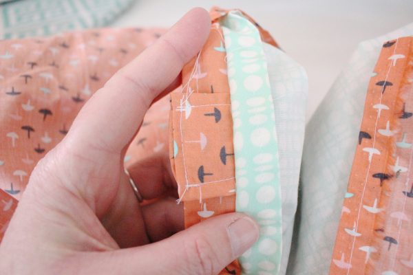 DIY reversible roll up baby changing pad