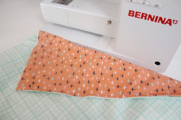 DIY reversible roll up baby changing pad