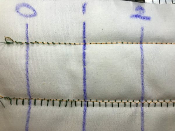 How do I adjust thread tension for embroidering?