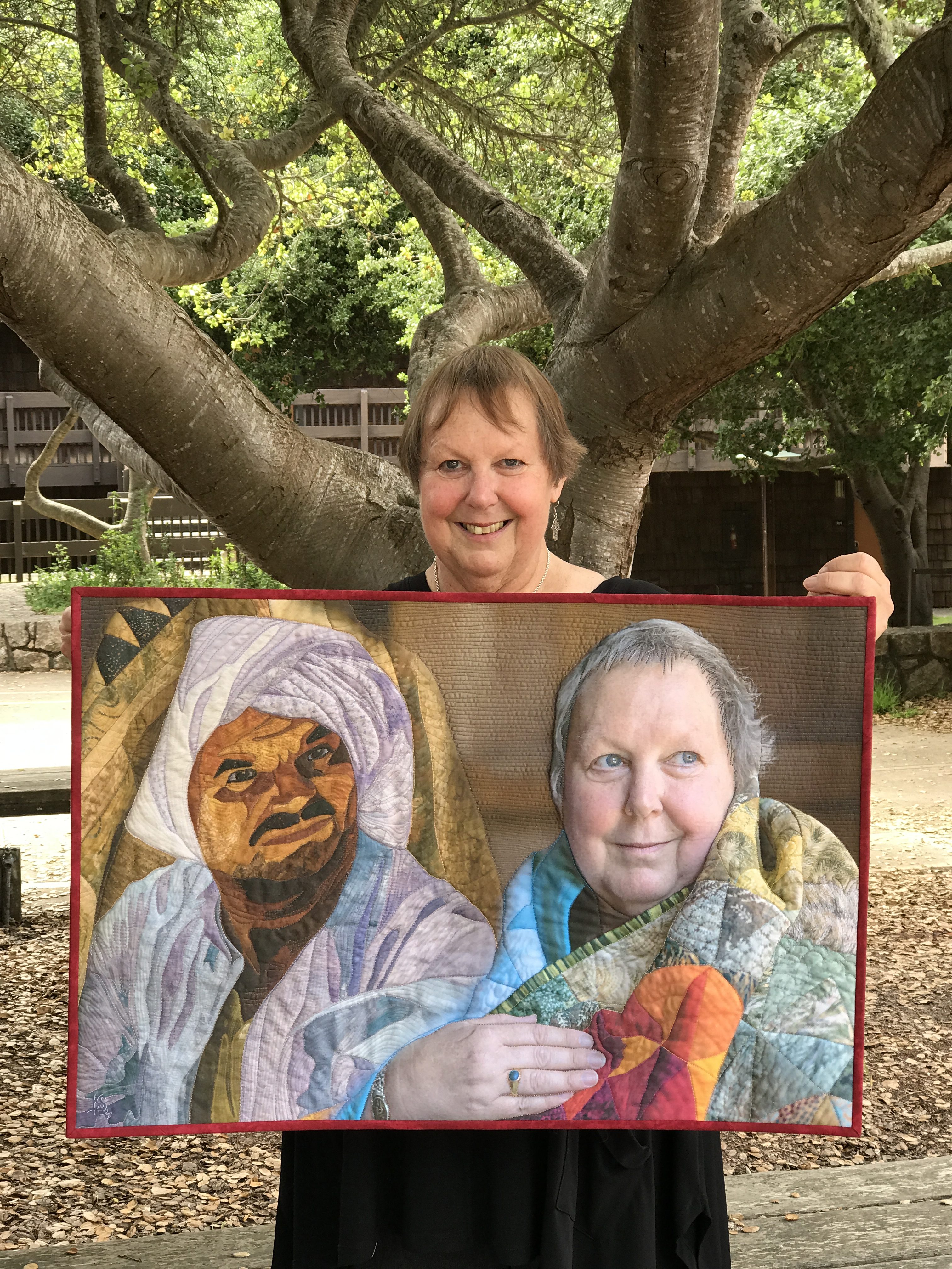 Australian quilt artist and teacher Jenny Bowker