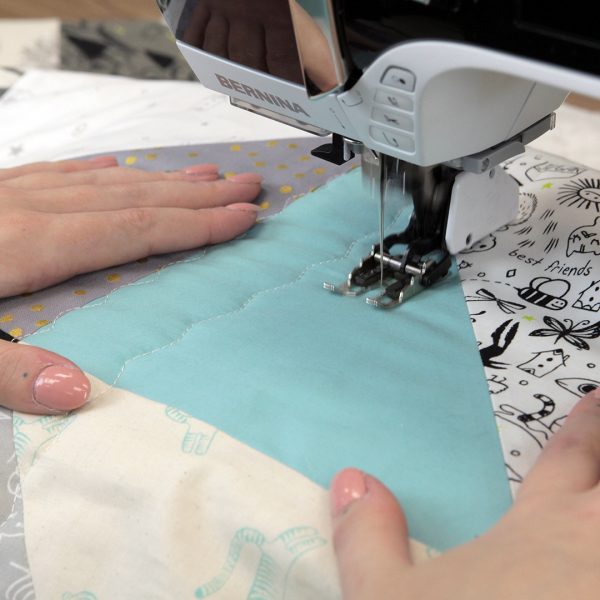 Quilting with the Walking foot - additional rows