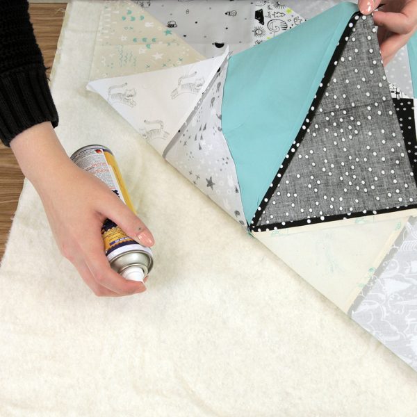 Quilting with the Walking foot - baste top