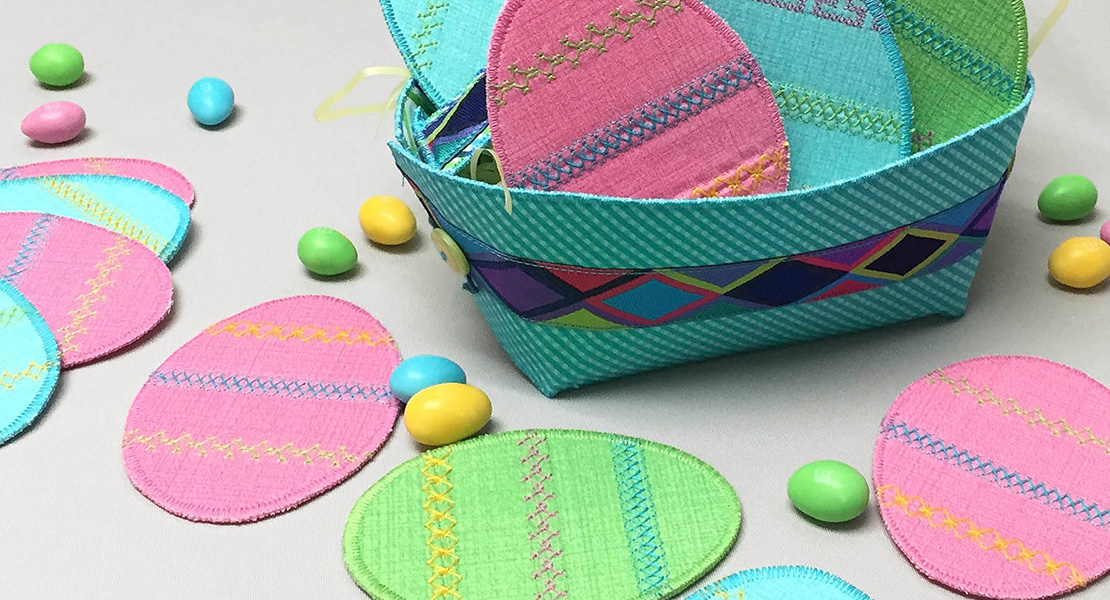 Decorative Stitched Easter Eggs tutorial