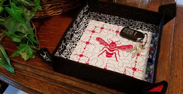Embroidered Tray
