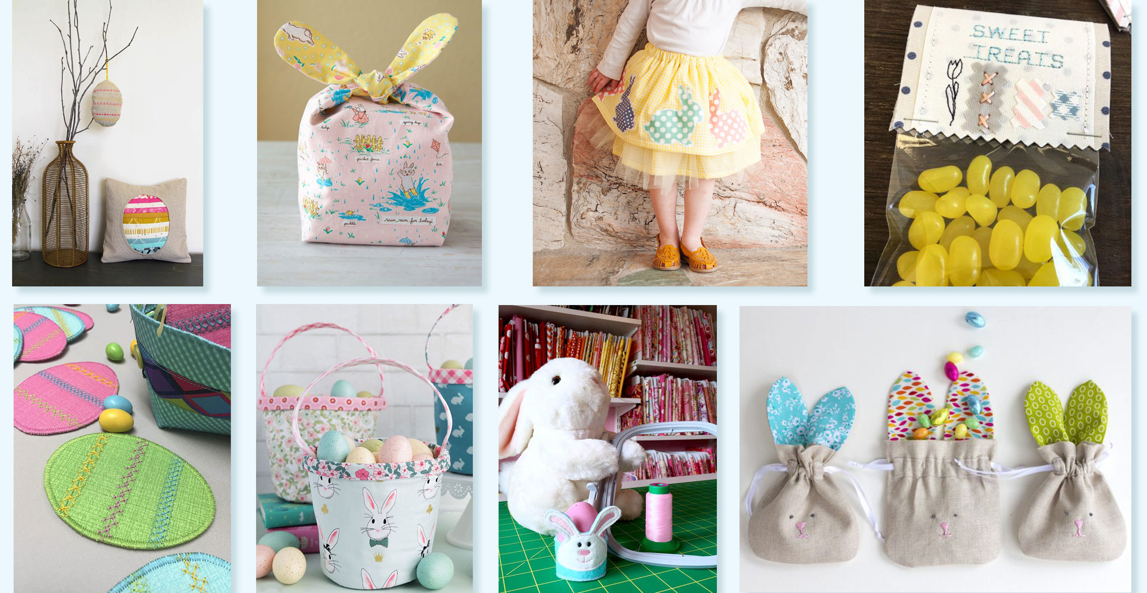 Easter sewing projects from WeAllSew