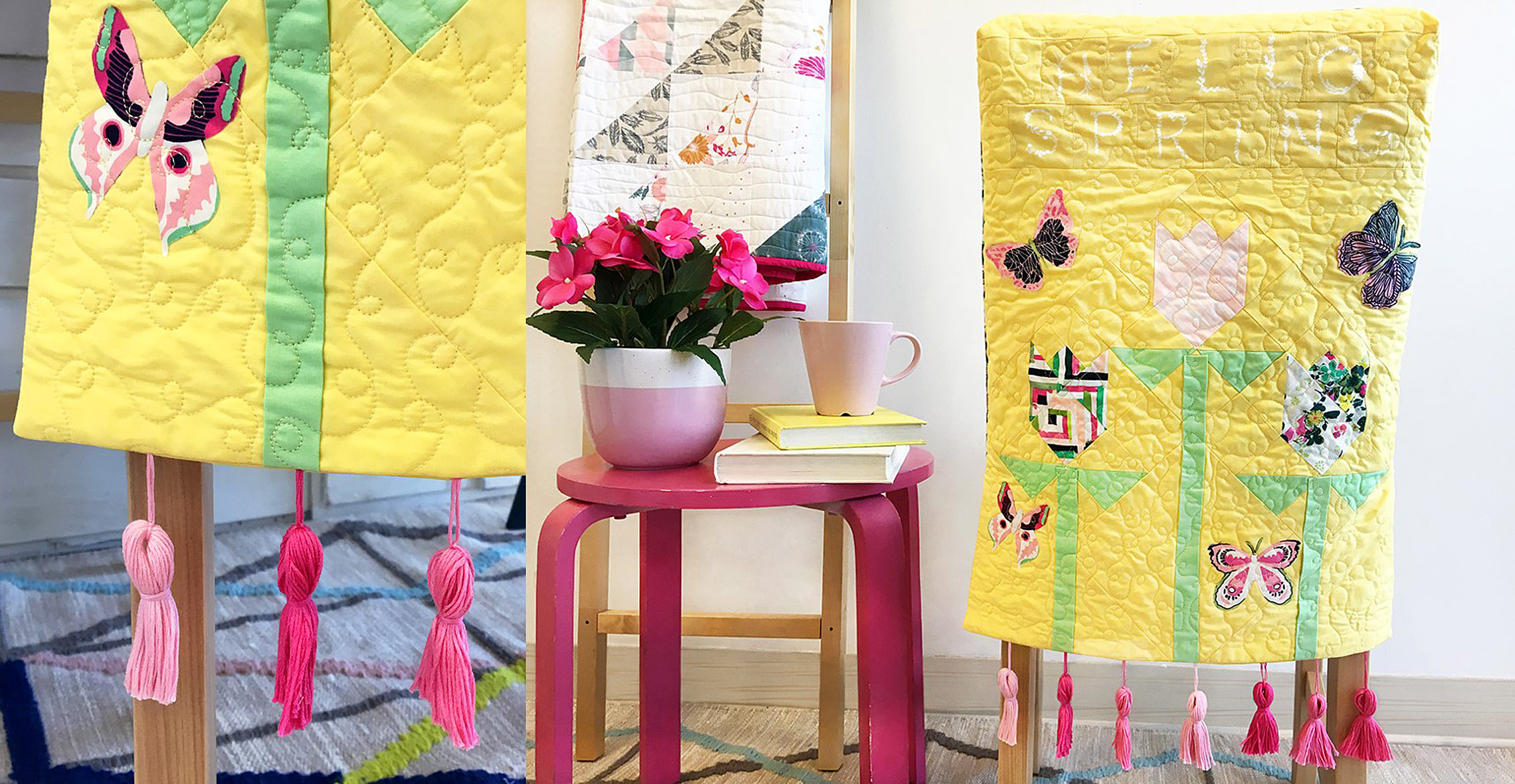 Spring chair cover tutorial