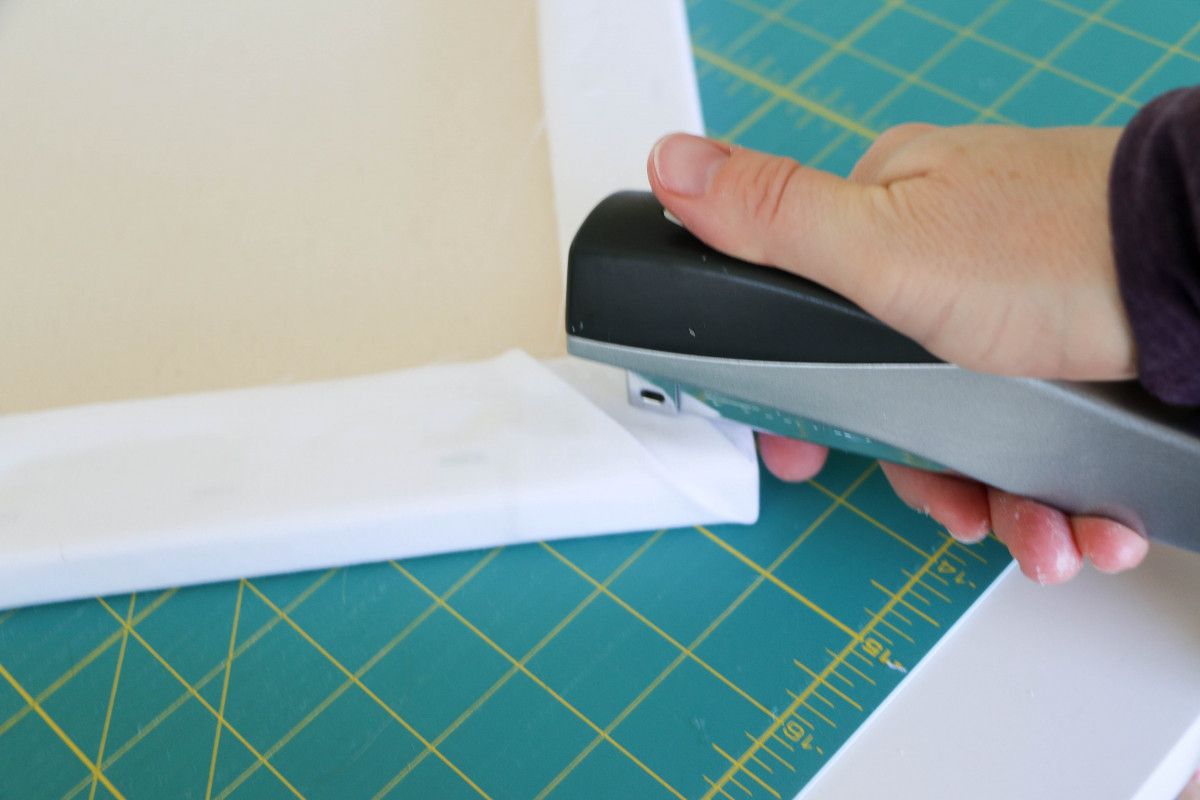 How to Wrap Fabric on a Frame WeAllSew