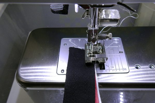 Stacked Trim Tutorial Step 4: sew a narrow seam