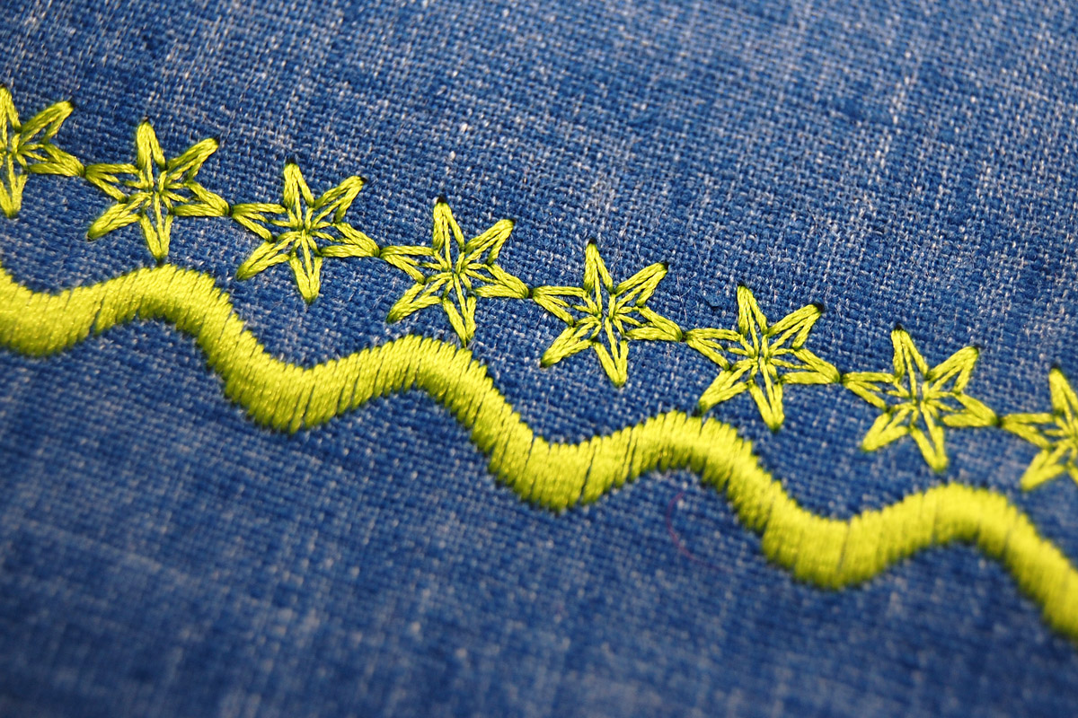 Decorative stitch tips