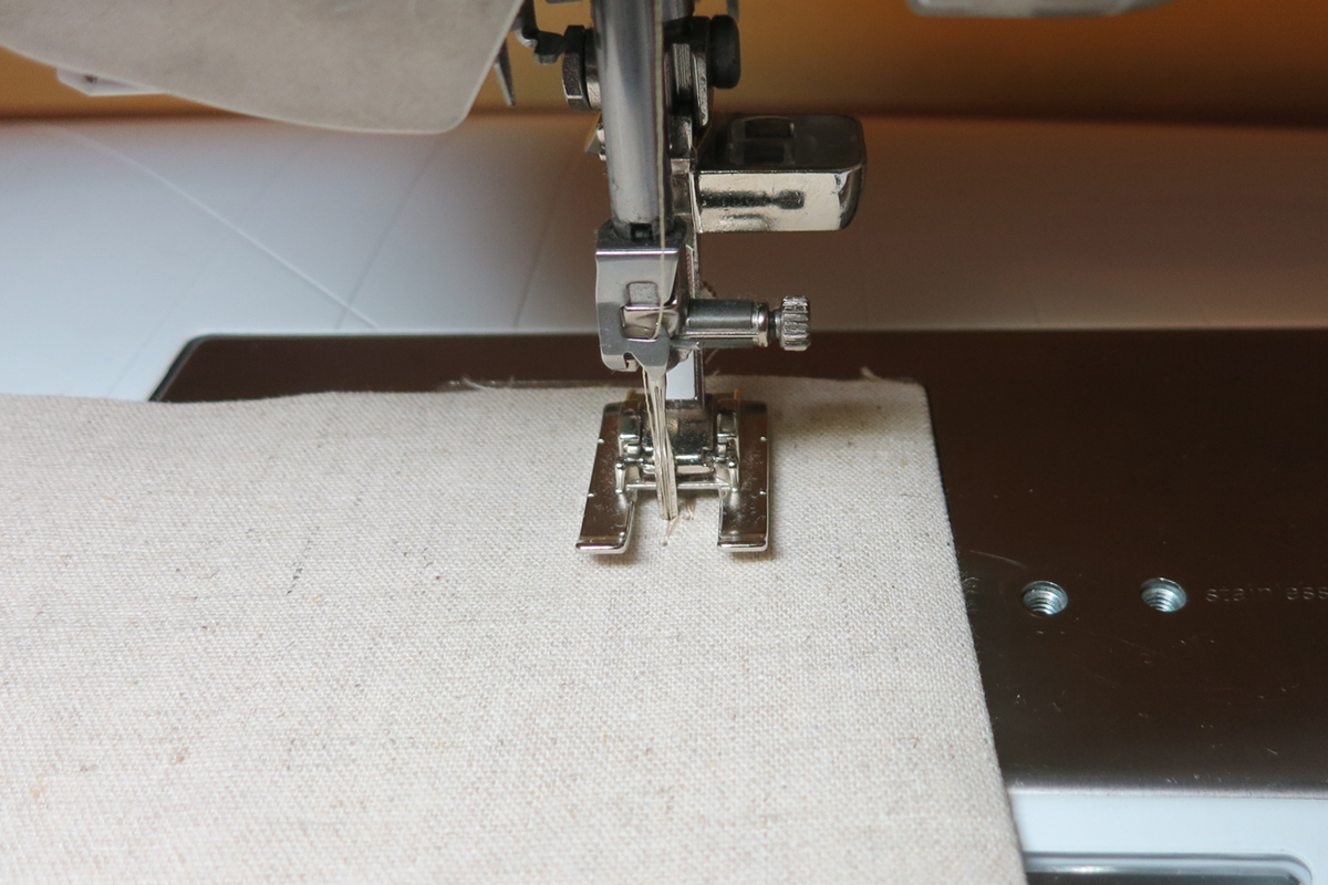 Embroidered Hemstitch Pillow - flange stitching