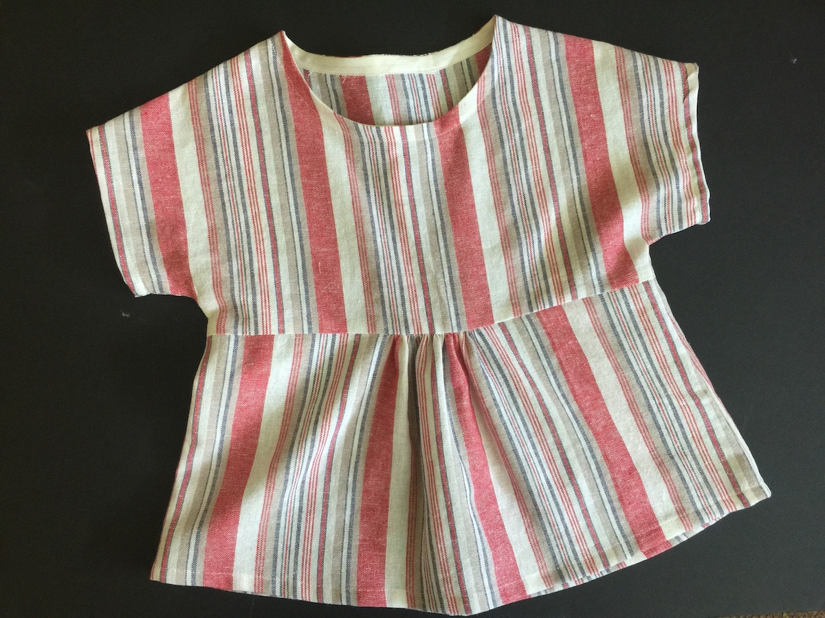 How to Sew a Girls Gathered Boxy Top - WeAllSew