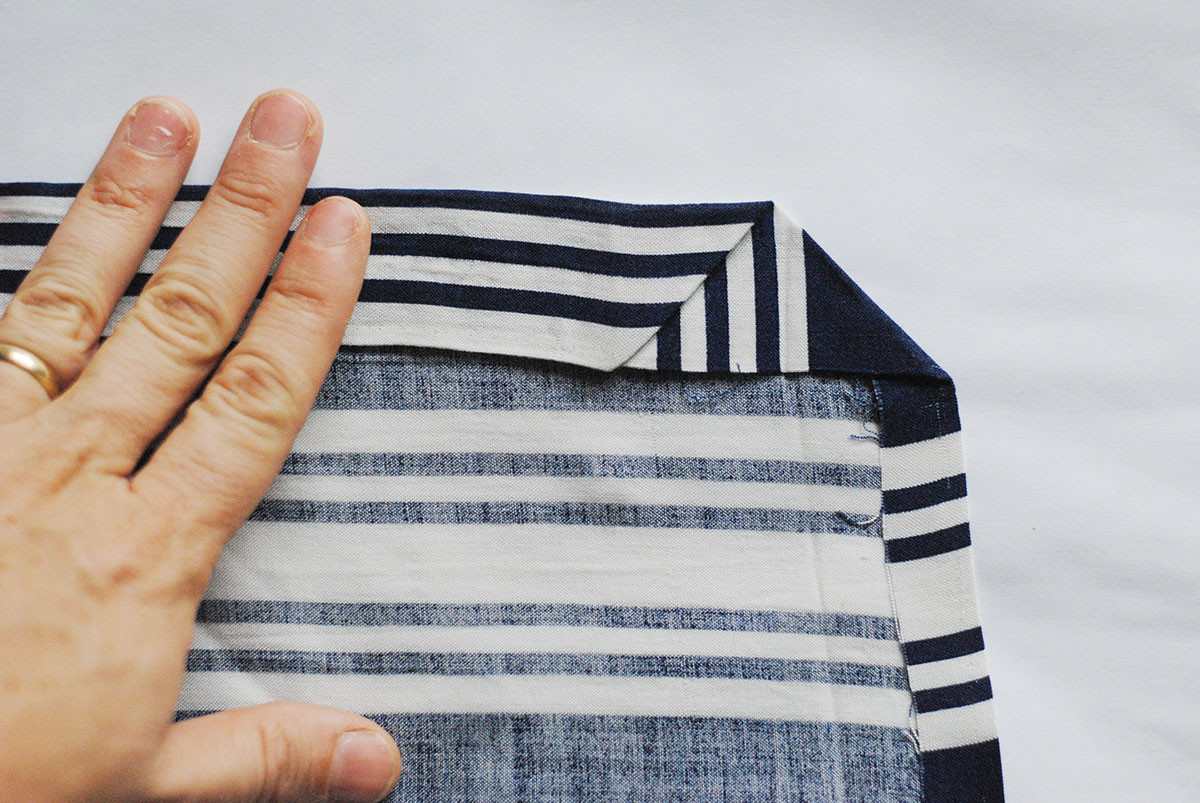 Mitered Corner Hem WeAllSew