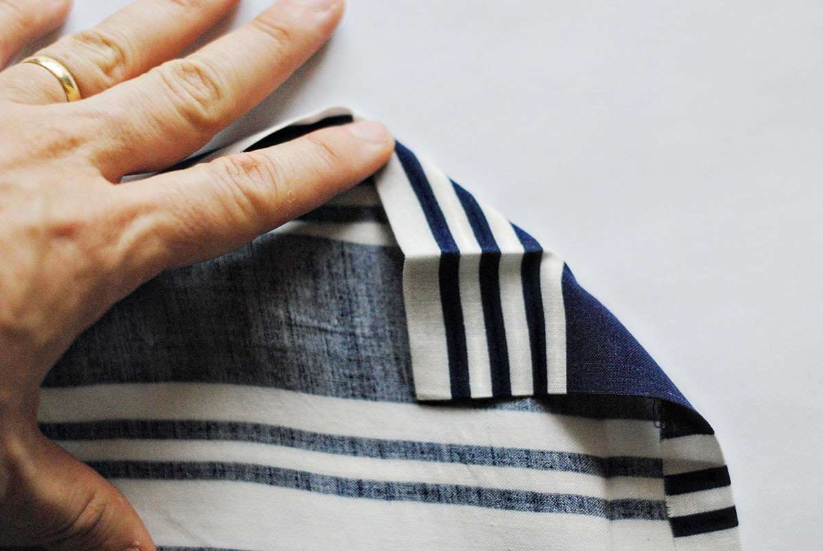 Mitered Corner Hem WeAllSew